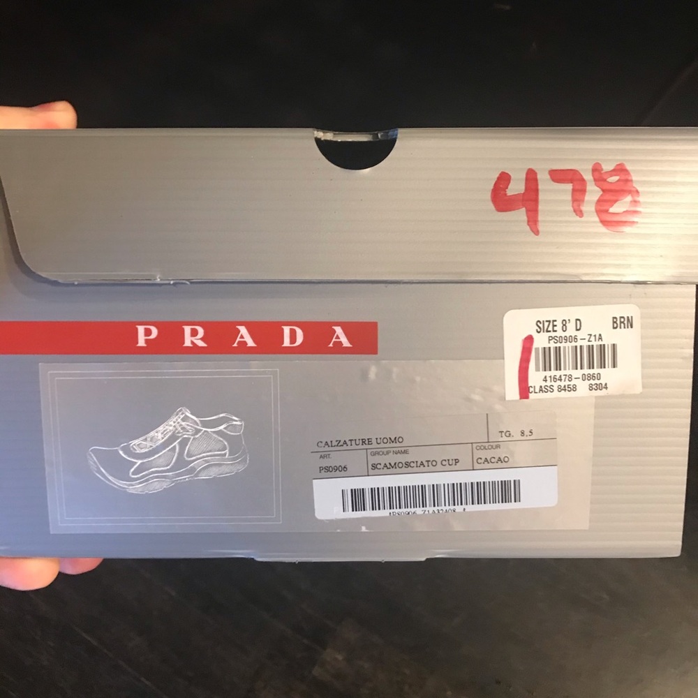Prada Suede Sneakers - Picture 4 of 4